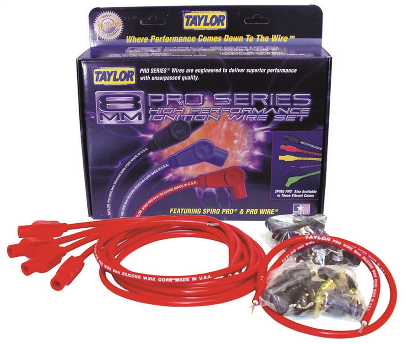 Taylor Cable 70234 8mm Pro Wire Ignition Wire Set - Truck Part Superstore