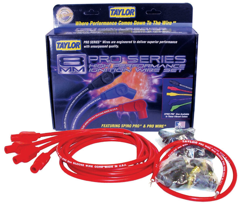 Taylor Cable 70234 8mm Pro Wire Ignition Wire Set - Truck Part Superstore