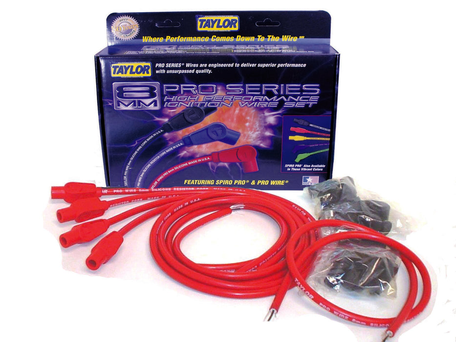 Taylor Cable 70235 8mm Pro Wire Ignition Wire Set - Truck Part Superstore