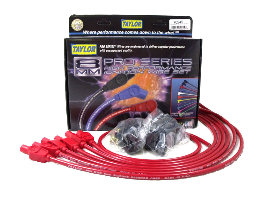 Taylor Cable 70245 8mm Pro Wire Ignition Wire Set - Truck Part Superstore