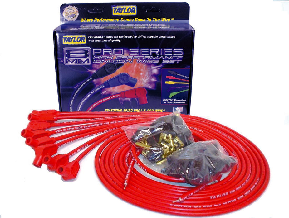 Taylor Cable 70252 8mm Pro Wire Ignition Wire Set - Truck Part Superstore