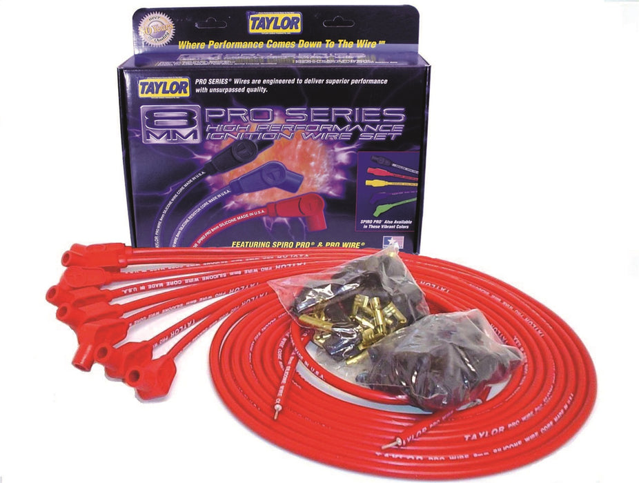 Taylor Cable 70252 8mm Pro Wire Ignition Wire Set - Truck Part Superstore