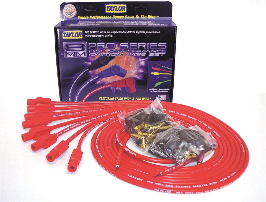 Taylor Cable 70255 8mm Pro Wire Ignition Wire Set - Truck Part Superstore