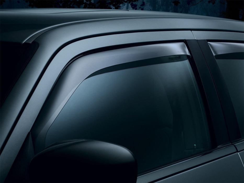 Weathertech 70747 Front Side Window Deflectors, Light Smoke - Truck Part Superstore