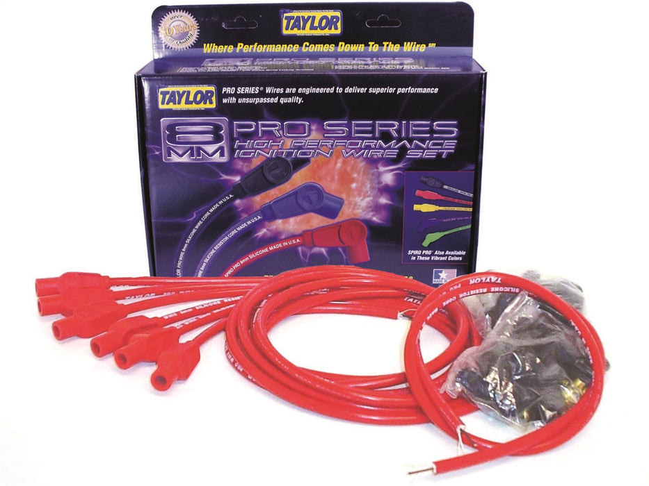 Taylor Cable 70645 8mm Pro Wire Ignition Wire Set - Truck Part Superstore