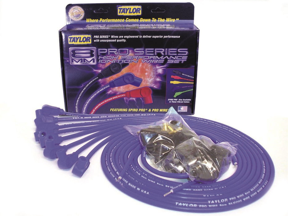 Taylor Cable 70650 8mm Pro Wire Ignition Wire Set - Truck Part Superstore