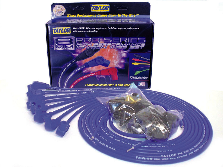 Taylor Cable 70650 8mm Pro Wire Ignition Wire Set - Truck Part Superstore