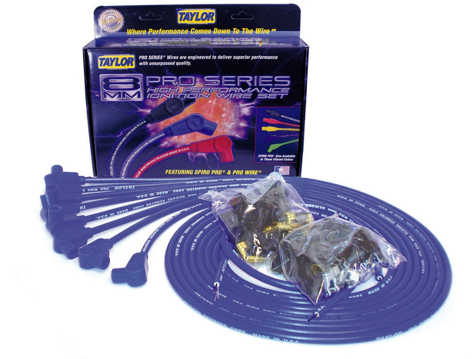 Taylor Cable 70651 8mm Pro Wire Ignition Wire Set - Truck Part Superstore