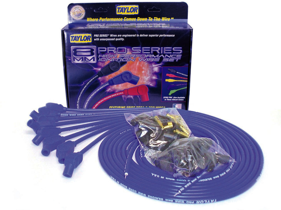Taylor Cable 70652 8mm Pro Wire Ignition Wire Set - Truck Part Superstore