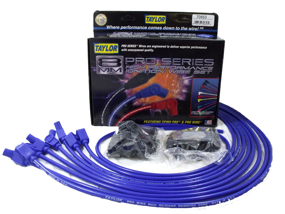 Taylor Cable 70644 8mm Pro Wire Ignition Wire Set - Truck Part Superstore