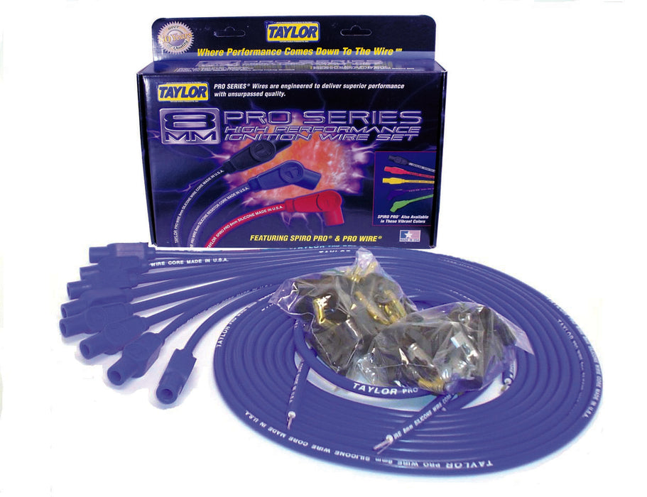 Taylor Cable 70654 8mm Pro Wire Ignition Wire Set - Truck Part Superstore