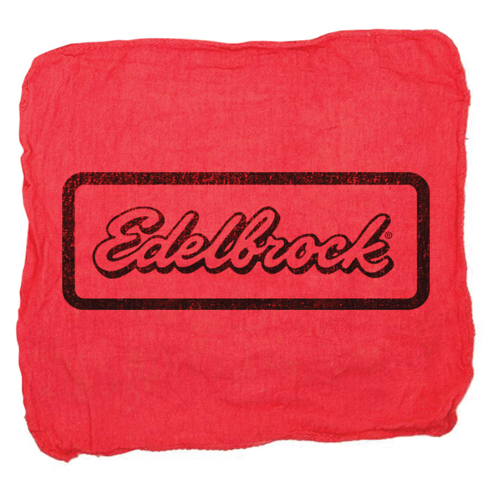 Edelbrock 189150 SHOP RAG, EDELBROCK BADGE - Truck Part Superstore