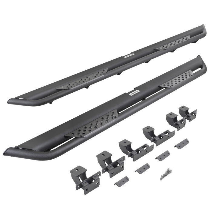 Go Rhino DT4506T Dominator Xtreme DT Side Steps with Rocker Panel Mounting Bracket Kit - Truck Part Superstore