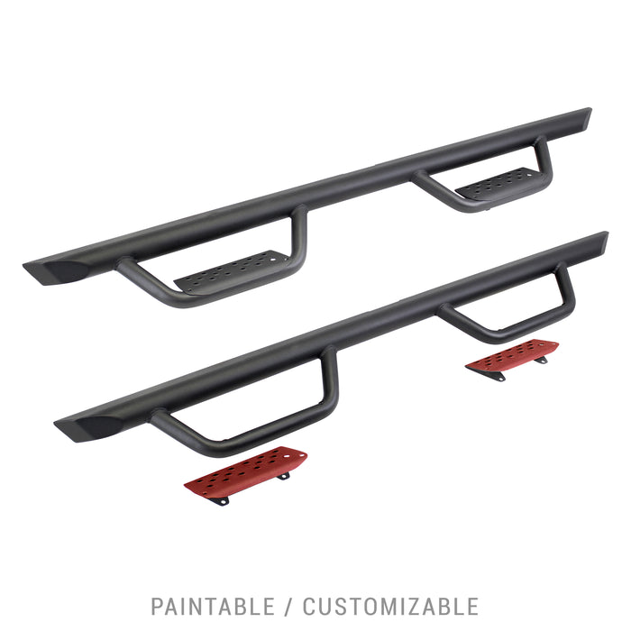 Go Rhino D224416T Dominator Xtreme D2 Side Steps with Rocker Panel Mounting Kit - CrewMax Cab - Truck Part Superstore