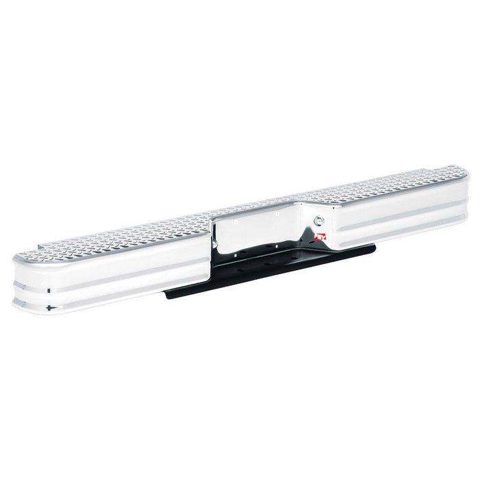 Westin 71000 Diamondstep Universal Rear Bumper; Chrome; Mount Kit Required; - Truck Part Superstore