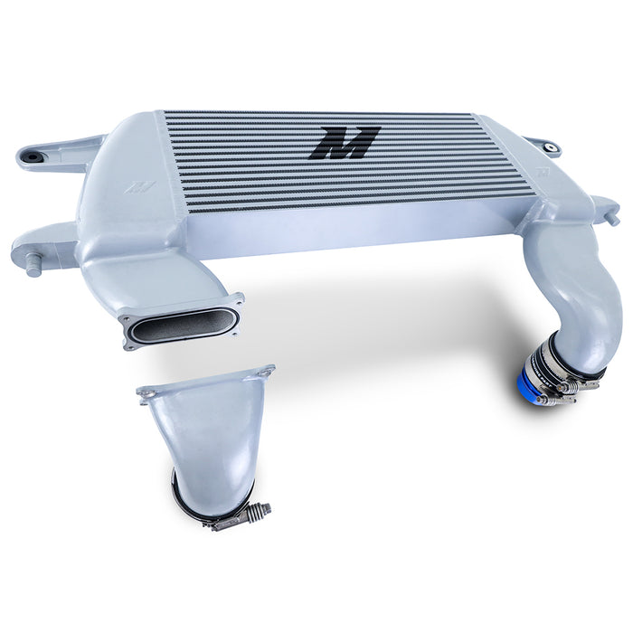 Mishimoto MMINT-BR-21HSL High-Mount Intercooler, fits 2021+ Ford Bronco 2.3L/2.7L, Silver - Truck Part Superstore