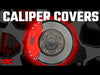 Rough Country 71122A Caliper Cover Red Electric Parking Brakes Ford Expedition (18-23)/F-150 (15-20) Rough Country - Truck Part Superstore