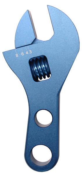 ProForm 67723 Adjustable AN Fitting Wrench Compact Stubby Design 3AN-8AN Blue Anodized Billet Aluminum Proform - Truck Part Superstore