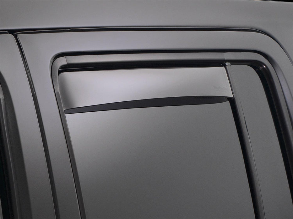 Weathertech 71351 Rear Side Window Deflectors, Light Smoke - Truck Part Superstore