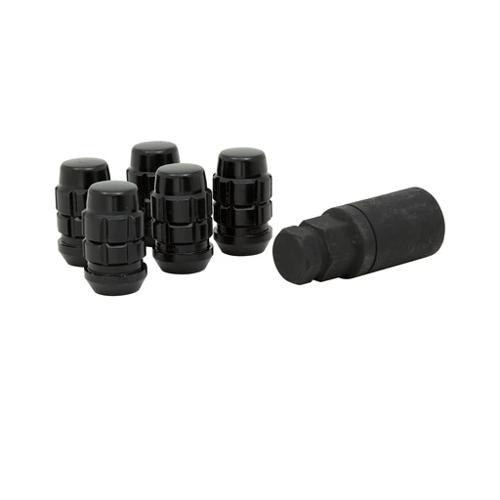 Gorilla Automotive 71641XBCB5 X2 LOCK ACORN 14-1.50 BLK 5-PK BAG - Truck Part Superstore