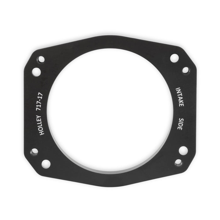 Holley 717-17 Throttle Body Adapter; LT5 To LS3 Bolt Pattern; Incl. Mounting Hardware; - Truck Part Superstore