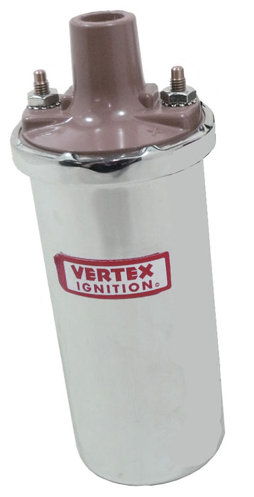 Taylor Cable 718210 Ignition Coil; 45000 Volts; Canister Coil Only; Chrome Finish; - Truck Part Superstore