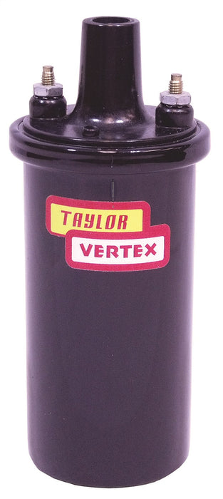Taylor Cable 718211 Ignition Coil; 45000 Volts; Canister Coil Only; Black Finish; - Truck Part Superstore