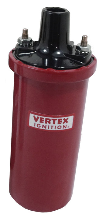 Taylor Cable 718213 Ignition Coil; 45000 Volts; Canister Coil Only; Red Finish; - Truck Part Superstore