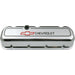 Proform 141-140 Engine Valve Covers; Tall Style; Die Cast; Chrome with Bowtie Logo; BB Chevy - Truck Part Superstore