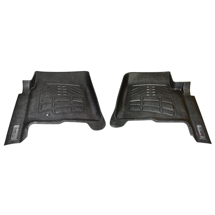 Westin 72-110024 Sure-Fit Floor Liner; Black; Front; 2 pc.; - Truck Part Superstore