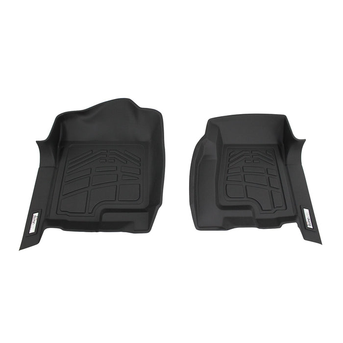Westin 72-110030 Sure-Fit Floor Liner; Black; Front; 2 pc.; - Truck Part Superstore