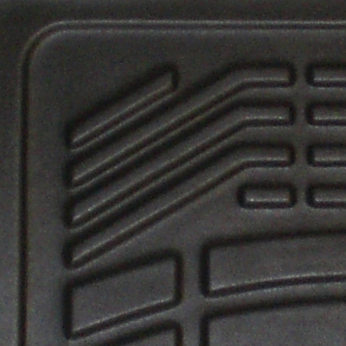 Westin 72-110054 Sure-Fit Floor Liner; Black; Front; 2 pc.; For Crew Max Cab; Double Hook; - Truck Part Superstore