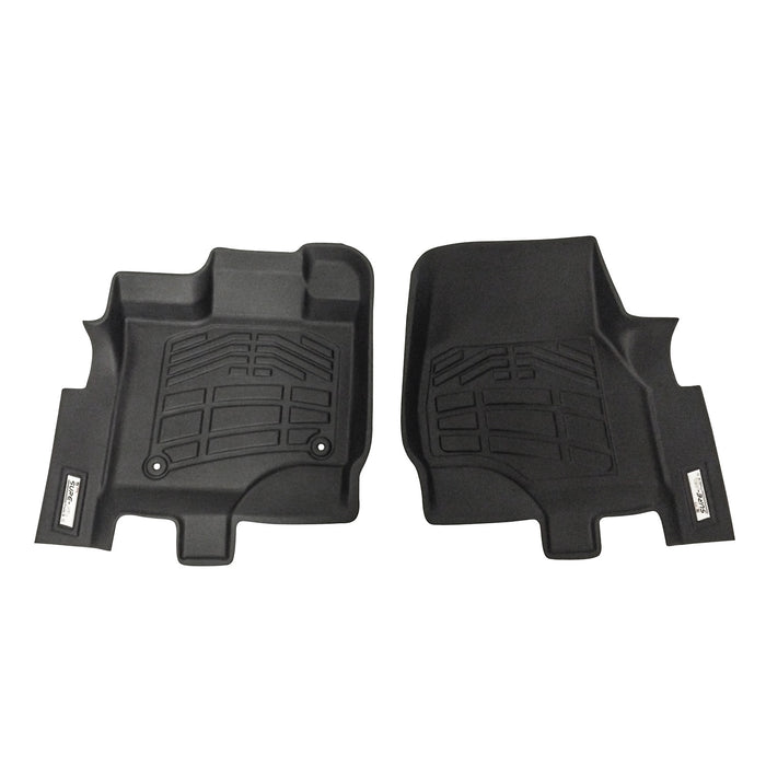 Westin 72-110069 Sure-Fit Floor Liner; Black; Front; 2 pc.; For Super Crew Cab; - Truck Part Superstore