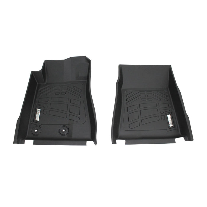 Westin 72-110077 Sure-Fit Floor Liner; Black; Front; 2 pc.; - Truck Part Superstore