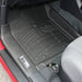Westin 72-110079 Sure-Fit Floor Liner; Black; Front; 2 pc.; For Double Cab; - Truck Part Superstore