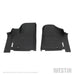 Westin 72-110090 Sure-Fit Floor Liner; Black; Front; 2 pc.; - Truck Part Superstore