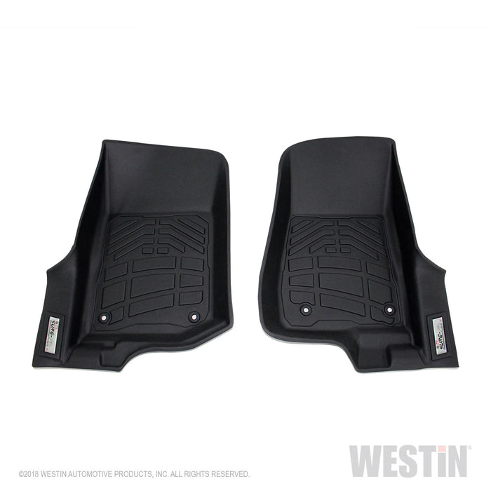 Westin 72-110102 Sure-Fit Floor Liner; Black; Front; - Truck Part Superstore