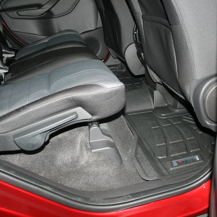 Westin 72-113060 Sure-Fit Floor Liner; Black; Rear; - Truck Part Superstore