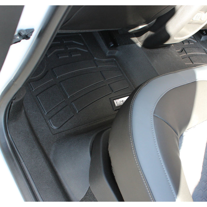 Westin 72-113075 Sure-Fit Floor Liner; Black; Rear; - Truck Part Superstore