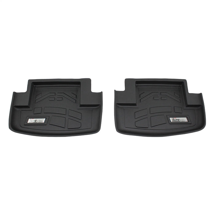 Westin 72-113092 Sure-Fit Floor Liner; Black; Rear; - Truck Part Superstore