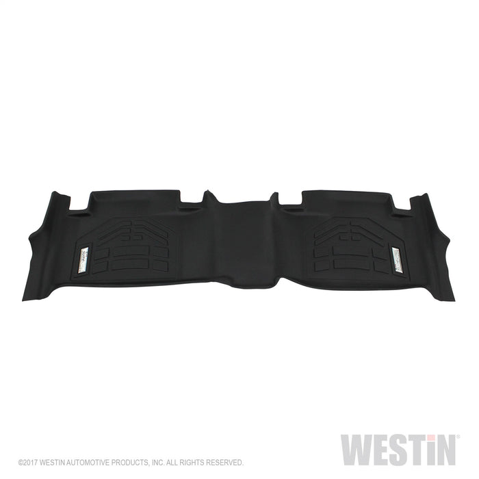 Westin 72-113095 Sure-Fit Floor Liner; Black; Rear; - Truck Part Superstore