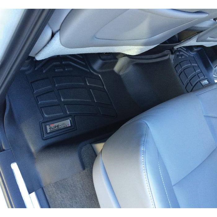 Westin 72-114064 Sure-Fit Floor Liner; Black; Rear; - Truck Part Superstore