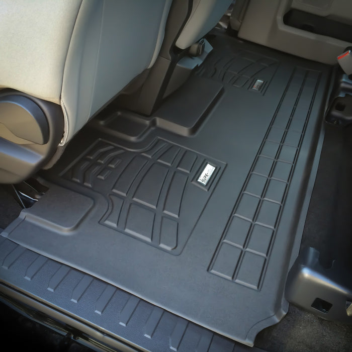 Westin 72-114071 Sure-Fit Floor Liner; Black; Rear; For Super Cab; - Truck Part Superstore
