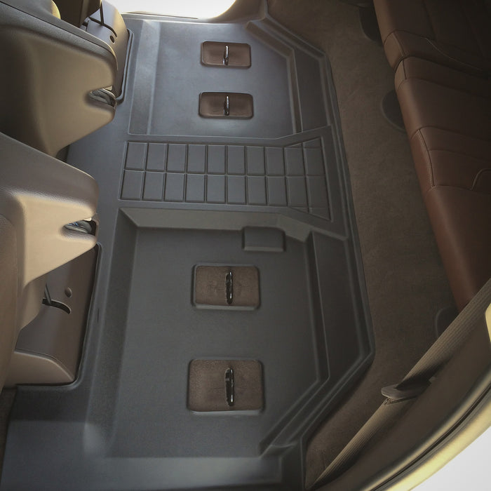Westin 72-114072 Sure-Fit Floor Liner; Black; Rear; 3rd Row; Bucket Seats Only; - Truck Part Superstore