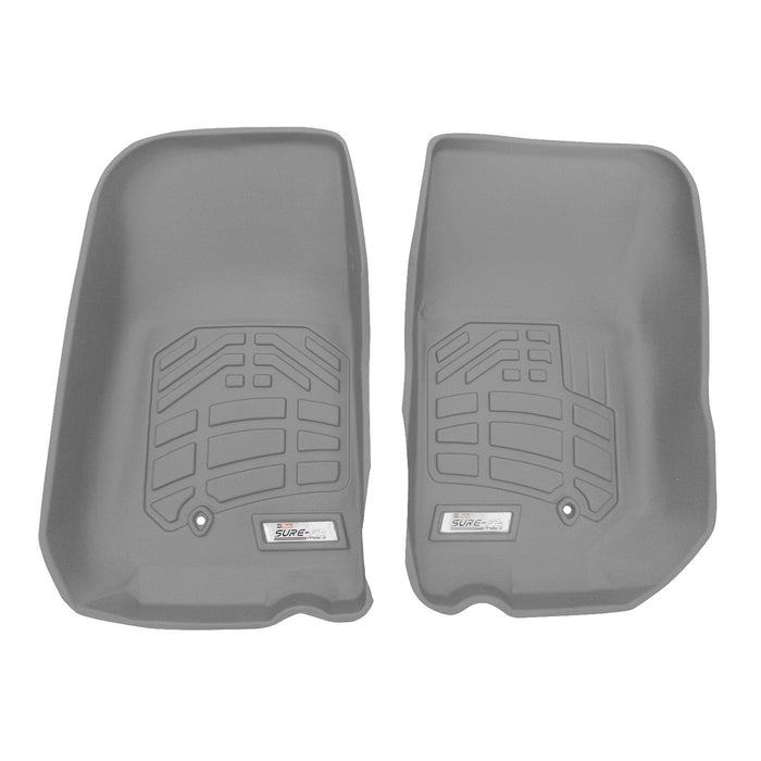 Westin 72-120034 Sure-Fit Floor Liner; Gray; Front; 2 pc.; - Truck Part Superstore