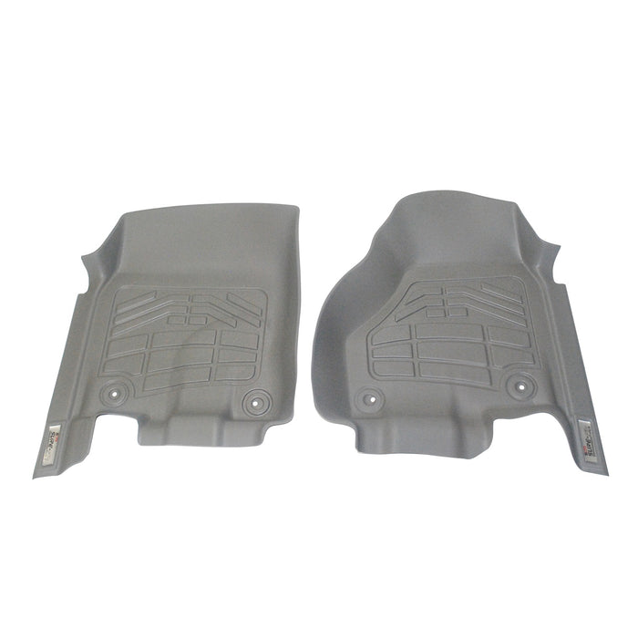Westin 72-120043 Sure-Fit Floor Liner; Gray; Front; 2 pc.; w/2 Retention Hooks; For Mega Cab; - Truck Part Superstore