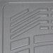 Westin 72-120043 Sure-Fit Floor Liner; Gray; Front; 2 pc.; w/2 Retention Hooks; For Mega Cab; - Truck Part Superstore