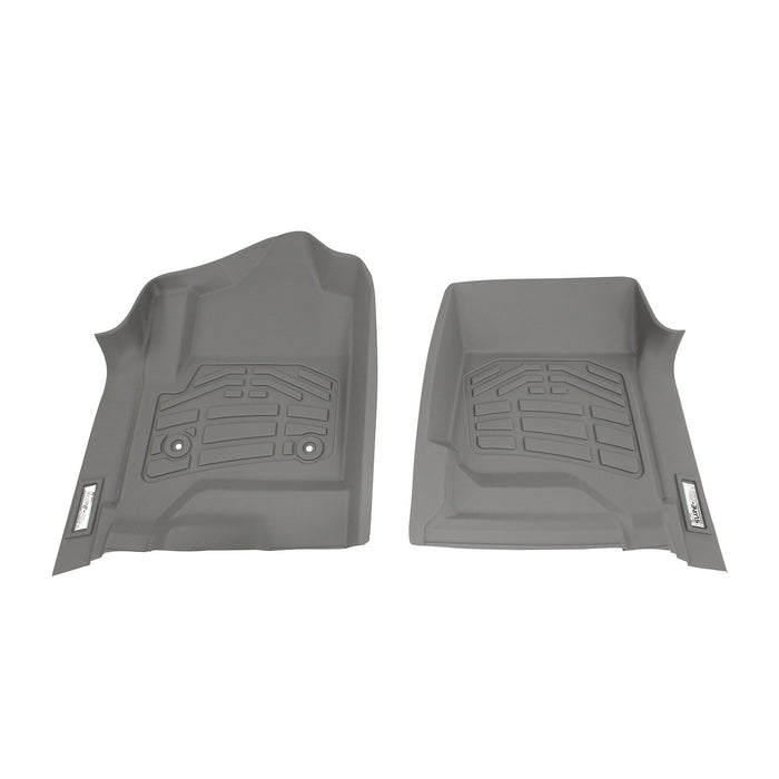 Westin 72-120052 Sure-Fit Floor Liner; Gray; Front; 2 pc.; For Double Cab; - Truck Part Superstore