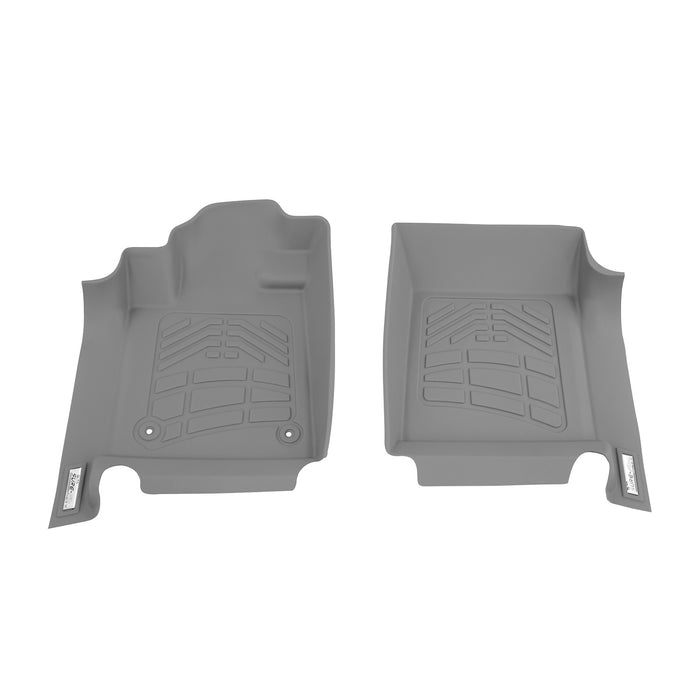 Westin 72-120054 Sure-Fit Floor Liner; Gray; Front; 2 pc.; For Crew Max Cab; - Truck Part Superstore