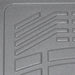 Westin 72-120054 Sure-Fit Floor Liner; Gray; Front; 2 pc.; For Crew Max Cab; - Truck Part Superstore
